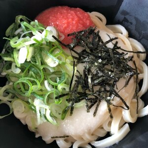 明太とろろうどん